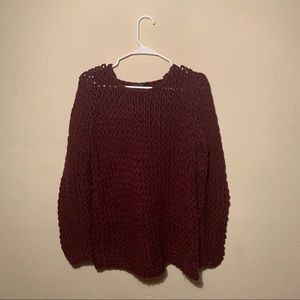 Violet thick sweater